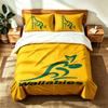 Wallaby (1) Set da 3 pezzi adatto per camere da letto principali morbido e confortevole un regalo ideale per familiari e amici Include una copripiumino e due federe