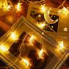 Xiaomi 1pc LED Moon & 3 Star Dreamy and Romantic LED Fairy Ramadan String Lights Battery Operated For Bedroom Living Room Wedding Decor