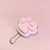 3D-gedruckte Lebensmittel Clicker Schlüsselanhänger Katzenpfote Anhänger Cartoon Schildkröte Sensorischer Clicker Simulation Kuchen Herz