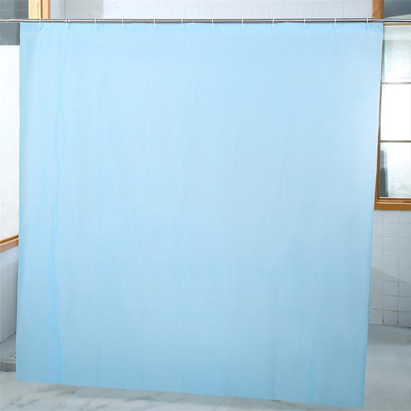 180*180cm Solid Color PEVA Bathroom Waterproof Mildew Proof Fabric Partition Curtain Shower Curtain Home Decor