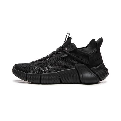 Li Ning Wukong Mode Trend Sport Bequem Niedrige Schnürschuhe Herren Sneaker Schwarz AGLW097-1