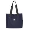 Waterproof Nylon Tote Bag Multiple Pockets Large Capacity For Work School Shopping Daily Use