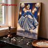 Disney Pearl Painting Cinderella Crystal Castle Dance Dress Creative Art Exquisite Landscape Sparkling PaintingCraftHomeWallDecorationDIYHandmadeGift