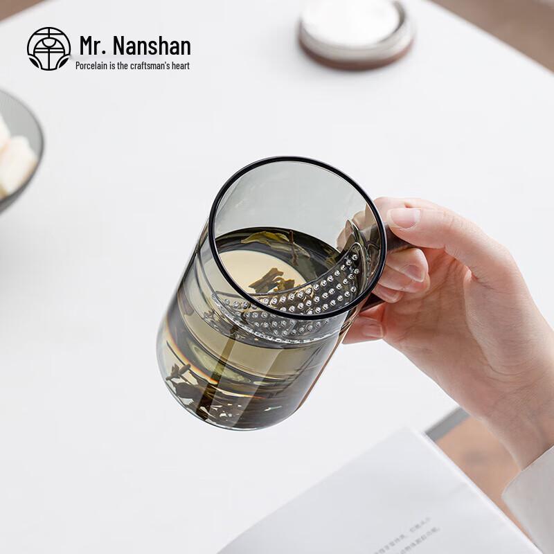 Mr. Nanshan Heat-Resistant Glass Tea Infuser Mug