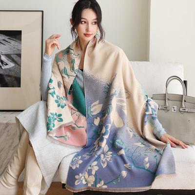 Scialle da donna di alta qualità a doppio uso 2024: Elegante Coperta da Ufficio e Sciarpa in Imitazione Cashmere