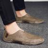 White Black Leather Lazy Driving Comfortable Soft For Men Dress  Men'S Formal Shoes Loafers Moccasins Breathable Slip On