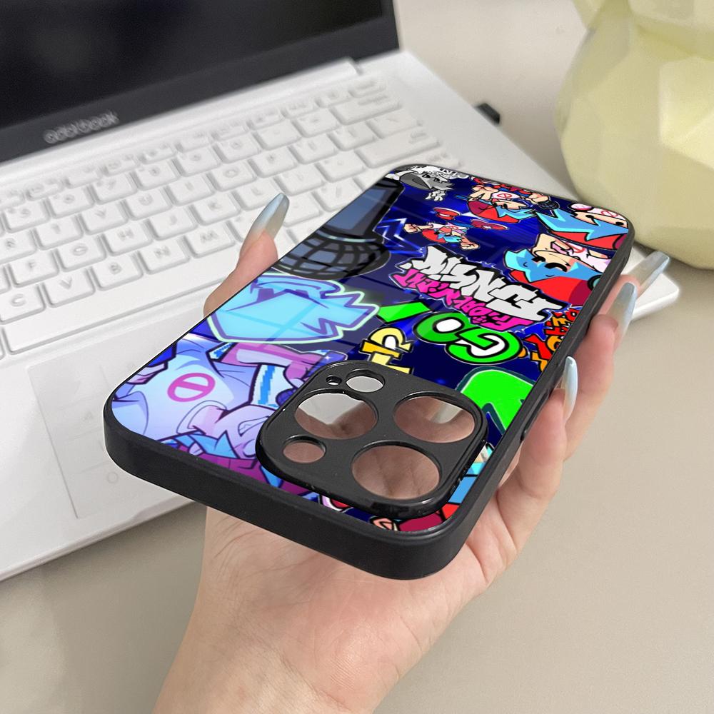 Friday Night Funkin Game Phone Case Glass For Samsung Galaxy S26 S25 S23 S24 S21 S22 S20 Ultra Fe Plus A16 Cover