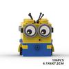 Building Block Compatible Square Minions, Particle Penetration Dad, Children'S Puzzle Assembly, Model Building Block