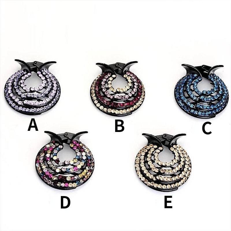 

Женская заколка для волос со стразами, заколка-краб, головной убор, шпилька, модные аксессуары для волос E