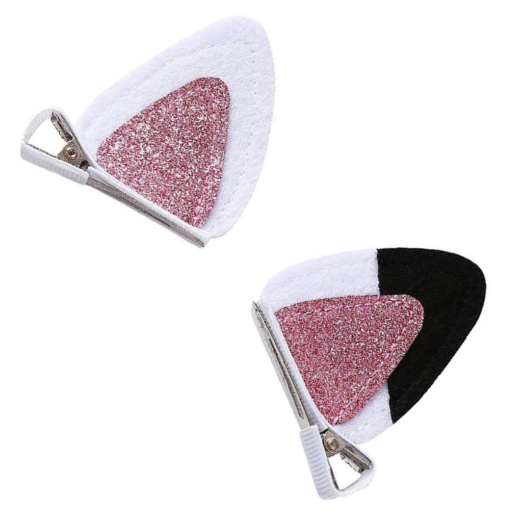 Cute Anime Cat Ear Headband for Make Up Cosplay Costume Hair Clip Halloween Party Headdress Women Face Washing Headwear
