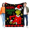 Cozy Grinch Christmas Blanket Soft Plush Sofa Throw for Holiday Decor Perfect Gift for Kids and Adults Lightweight and Warm Idea