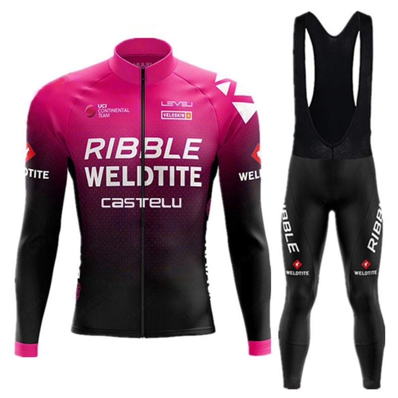 CASTELU Cycling Jersey Set Team Long Sleeve Kit Cycling Clothing Sports breathable Men Road Bike Suit MTB Pants Wear Autumn 2026
