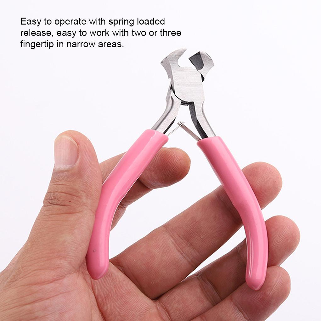 Pack of 2 Pliers Stripping Anti-slip Steel Spring Loaded Nipper Craft Jewelry Making Fixing Portable Strippers Hand Tools