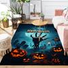1Pc Spooky Halloween Night Rug, Office Carpet Indoor Outdoor Doormat, Non-Slip, Comfortable, Living, Christmas Halloween,  Xmas Gift G125