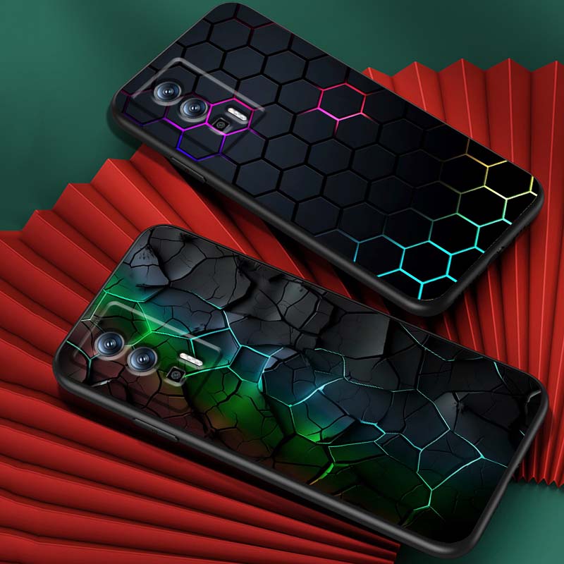 Creative metal style pattern For Xiaomi Redmi 12 13C 12C 13 10C 9T A2 9A 9C 7A Note 10S 8T 10 9 8 Pro 4G 5G Black Phone Case