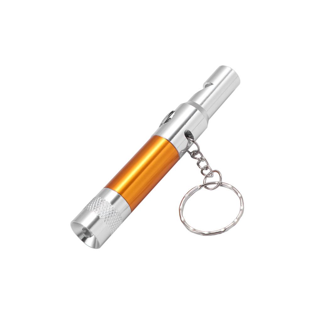Emergency Tools Climbing Outdoor Keyring Keychain Light Portable Flashlight 3-In-1 Compass Whistle