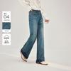 INMAN Women's Retro Washed Straight Leg Jeans