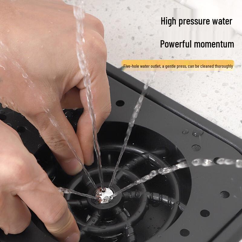 OEING High-Pressure Stainless Steel Bar Glass Rinser
