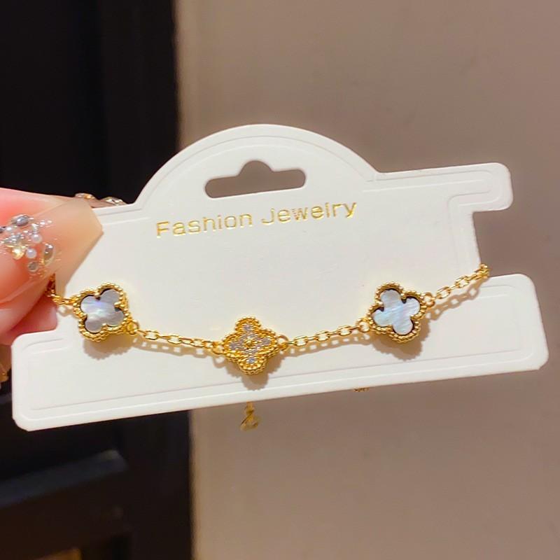 Floral Hand Chain With Gold Plating For Women Fashion Accessory Summer