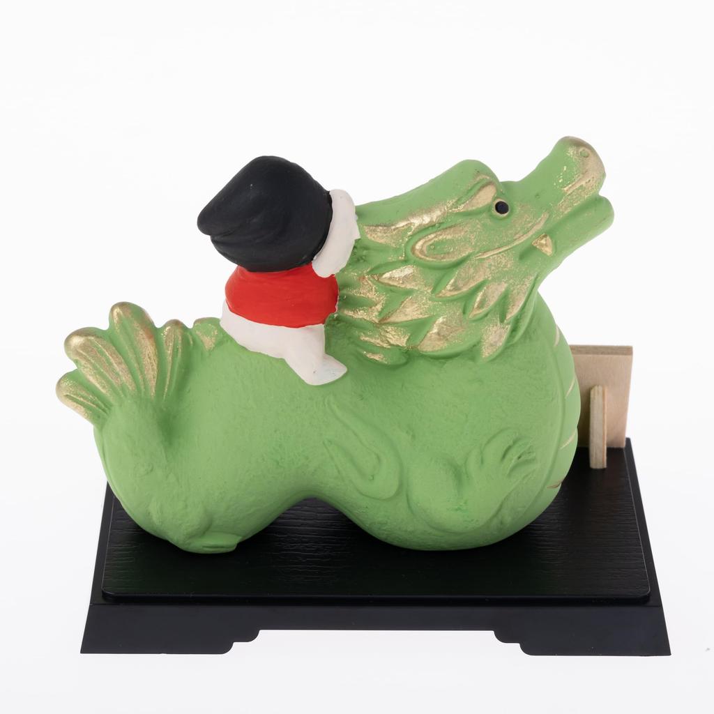 Seto Togeisha 2024 Zodiac Figurine Compact Dragon Dragon Tatsu New Year Decoration Good Luck Tatsunoko Taro Medium Shohogama S07