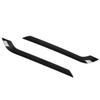 2Pcs Rear Fog Light Trim Cover Left and Right Trim Strip Replacement for Tesla Model Y 2020 To 2023 Varnish Black