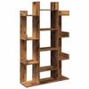 VidaXL Bibliothèque vieux bois 86x25,5x140 cm bois d'ingénierie, armoire à livres, armoire de rangement, étagère de 856692