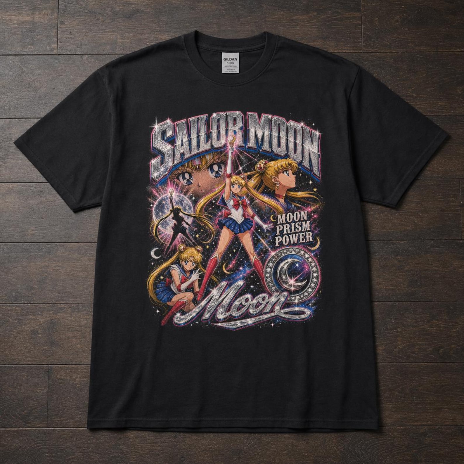 Sailor Moon Graphic Tee | Retro Anime 90s Magical Girl Shirt S