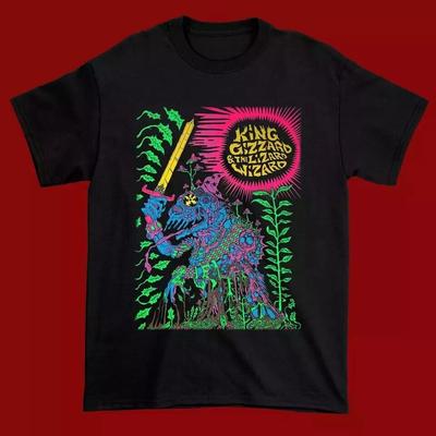 King Gizzard and the Lizard Wizard Black Unisex T-shirt All Size S-5XL