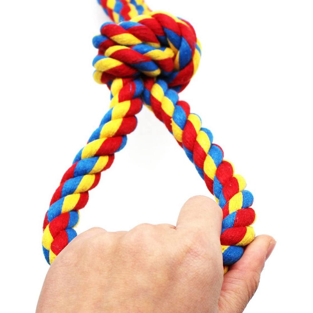 Dog Breeds Training Tug Medium Large Dog Dog Rope Toys Chew Toy Pet Supplies Teeth Cleaning Toy