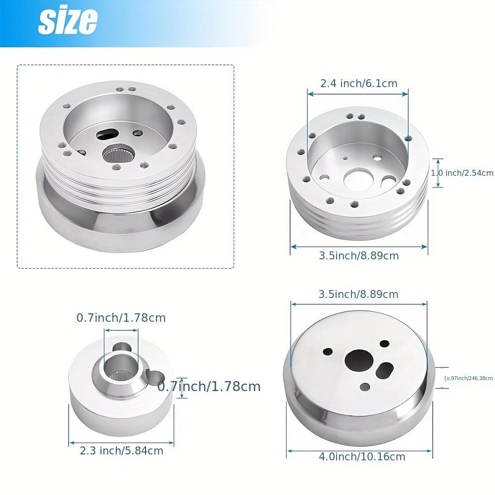 6-Hole Steering Wheel Hub Adapter B 61401