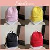 Student Solid Color Schoolbag Backpack Nylon Material Internal Pocket Phone