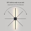Lux Rechargeable LED Wall Lamp for Living Room & Bedroom – Sleek Linear Design, No Wiring Needed
