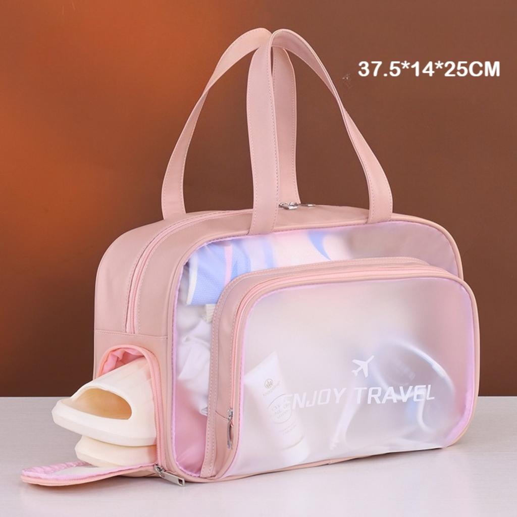 Dry Wet Separation Double-layer Shoe Compartment Waterproof Swimming Storage Bag Fitness Sports Large Capacity Storage Bag
