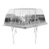 Klappbarer Camping-Grillrost Rostfrei Leicht Tragbar Edelstahl Grill für Outdoor-Ausflüge Wandern