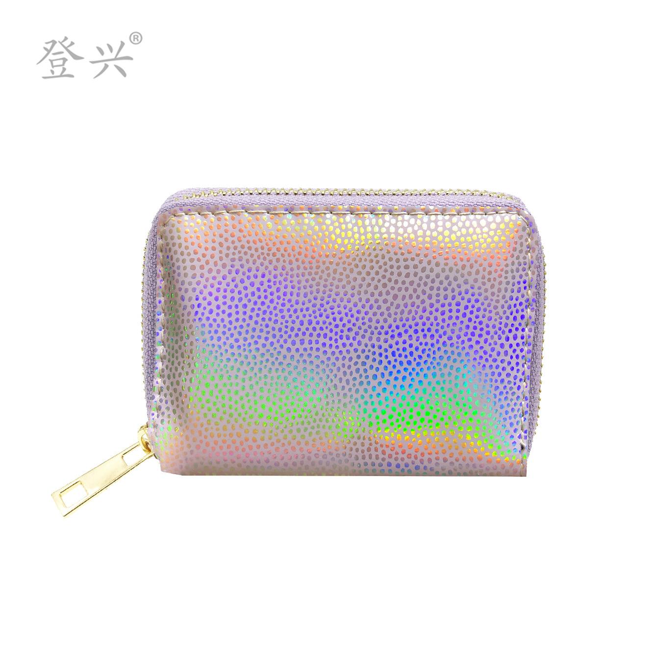 

Новый лазерный маленький точечный короткий кошелек на молнии, кошелек.