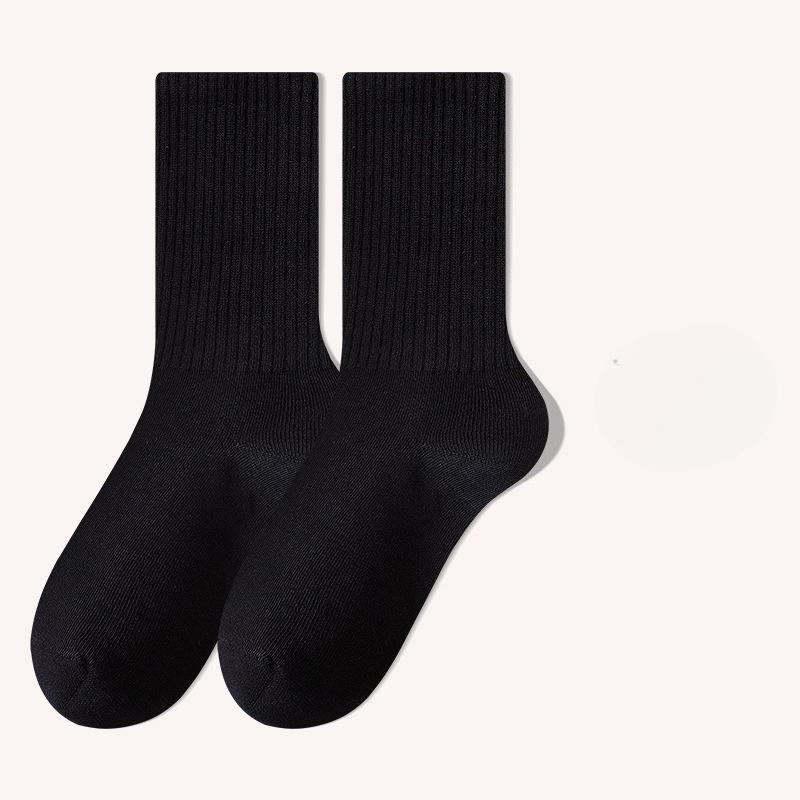 Boneless Antibacterial Socks, Pure Cotton Socks for Autumn and Winter, Men's Long Stockings, Anti-odor Autumn Breathable Sweat-absorbing Socks
