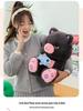 Internet Celebrity Black Cat Plush Doll - Funny Devil Kitty Children's Toy