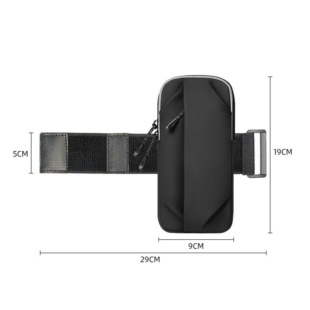Neue Nylon-Lauf-Armtasche Wasserdicht Reflektierend Handy-Tasche Multifunktional Mode Sport-Handgelenk-Tasche Sport