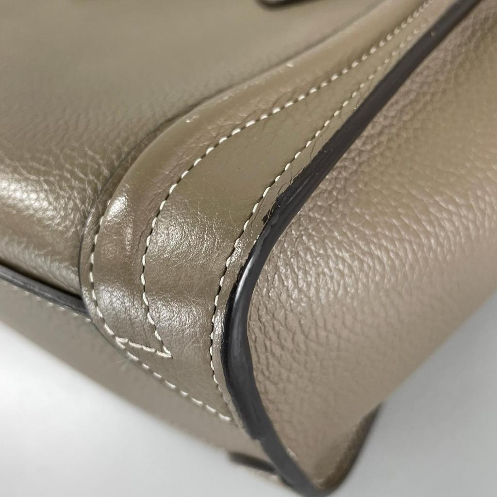 CELINE Luggage nano shopper Handbag Gurege Women 2WAY used