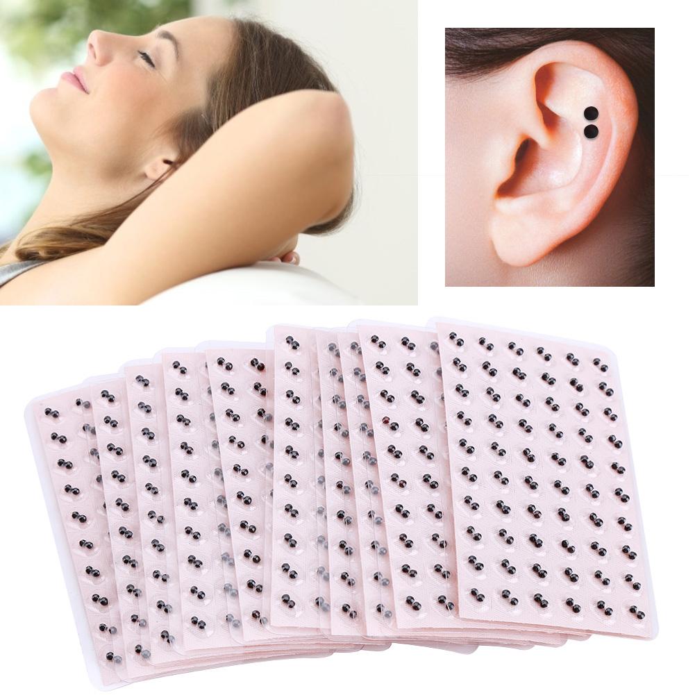 600pcs Acupuncture Therapy Ear Sticker Press Massage Bean