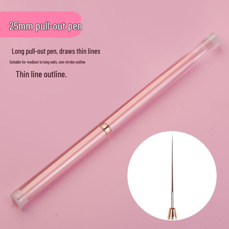 

Профессиональный набор из 5 кистей для тонкой прорисовки нейл-арта для рисования цветов и гелем