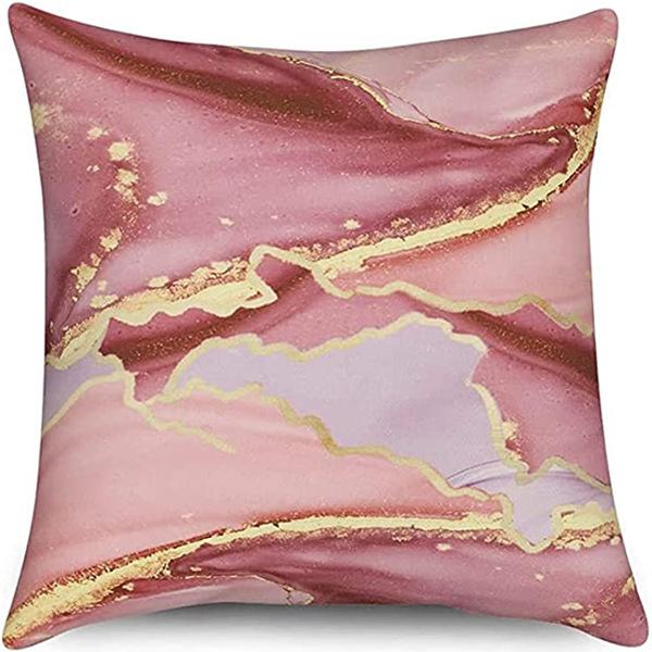 New Summer Hot-selling Light Luxury Series Simple Marble Sofa Bedside Cushion Pillow Cover