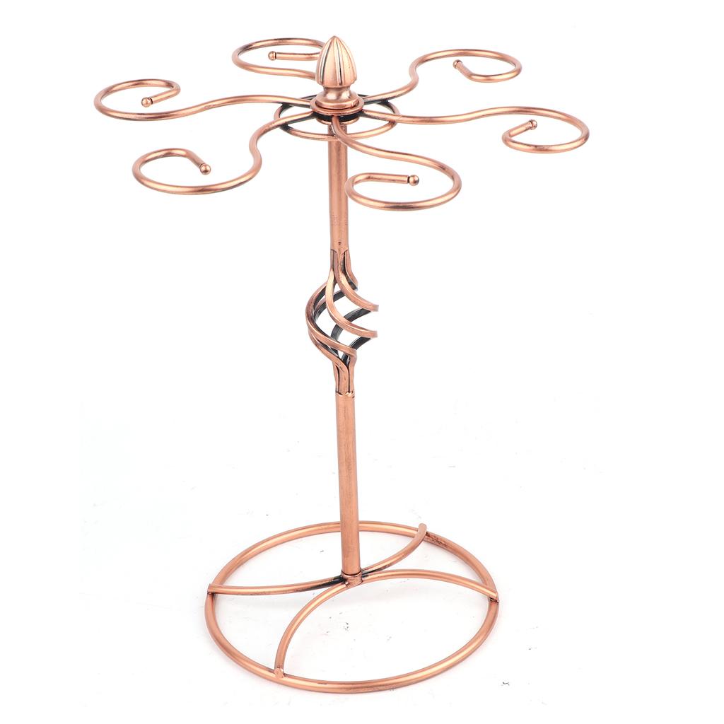 Rovný Retro Styl Stojan na Sklenice na Víno Držák Závěsná Polička Organizér na Poháry pro Domácí Bar Restauraci