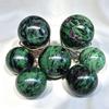 Natural Ruby in Zoisite Crystal Healing Sphere for Halloween Home Decor