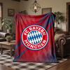 Couverture polaire Thème Bayern Munich Couverture pelucheuse Douce et confortable Pour Chambre à coucher Canapé Voyage