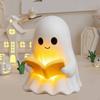 Ghost Lamp with Book Night Light Party Decoration Realistic Portable Ambient Bedside for