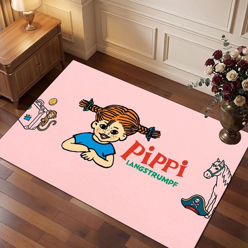 Pippi Longstocking Rug Soft Thick Non Slip Floor Carpet for Bedroom Living Room Home Decor