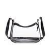 New trendy armpit bag, fashionable transparent bag, shoulder bag, portable women's bag, simple small bag.