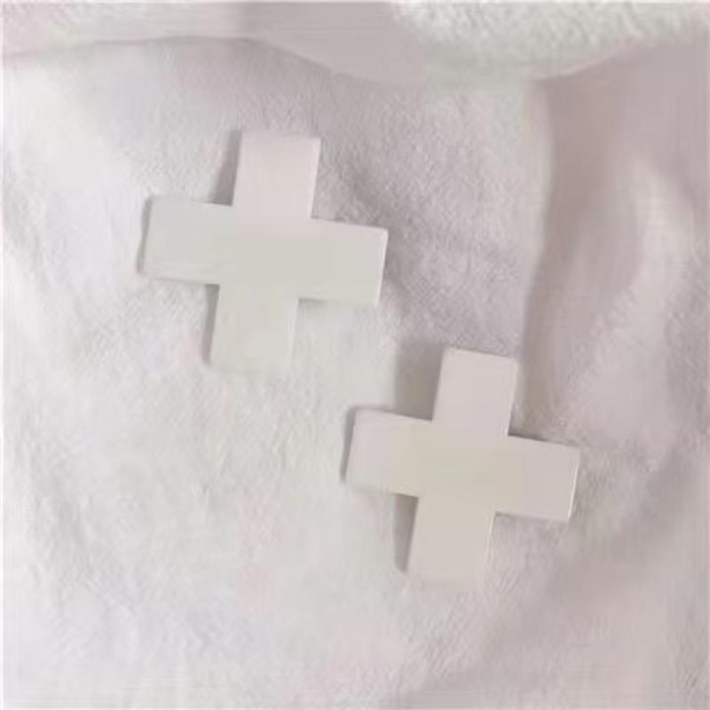 Harajuku Punk Gothic Trendy Diablo Red Cross Hair Clip Medical Creative Cool Spicy Girls Y2k Accessorie Cosplay Hair Pins