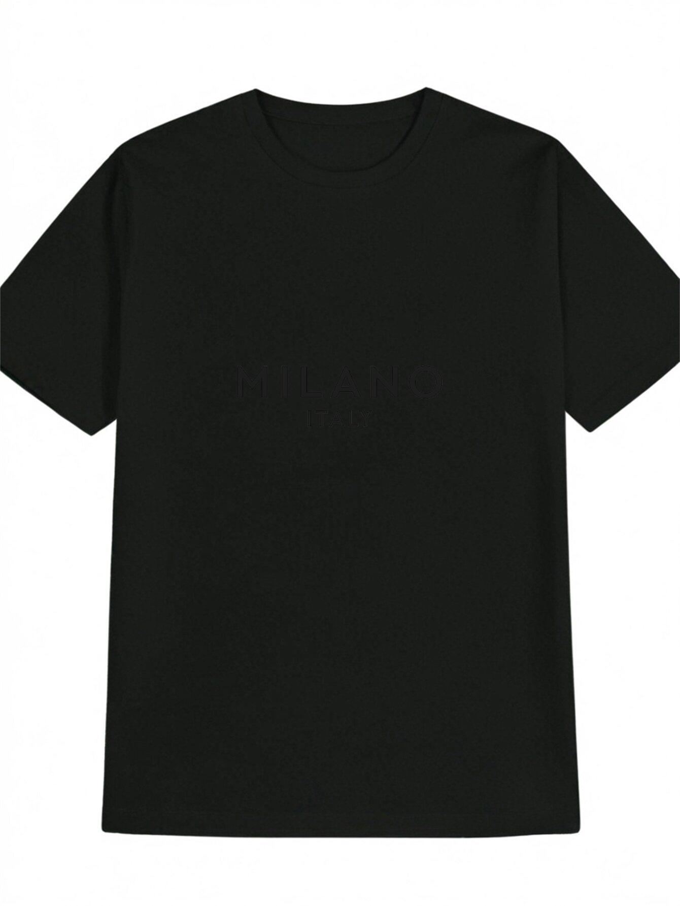 Milano Italy Graphic T-shirt - Casual Round Neck XXXL